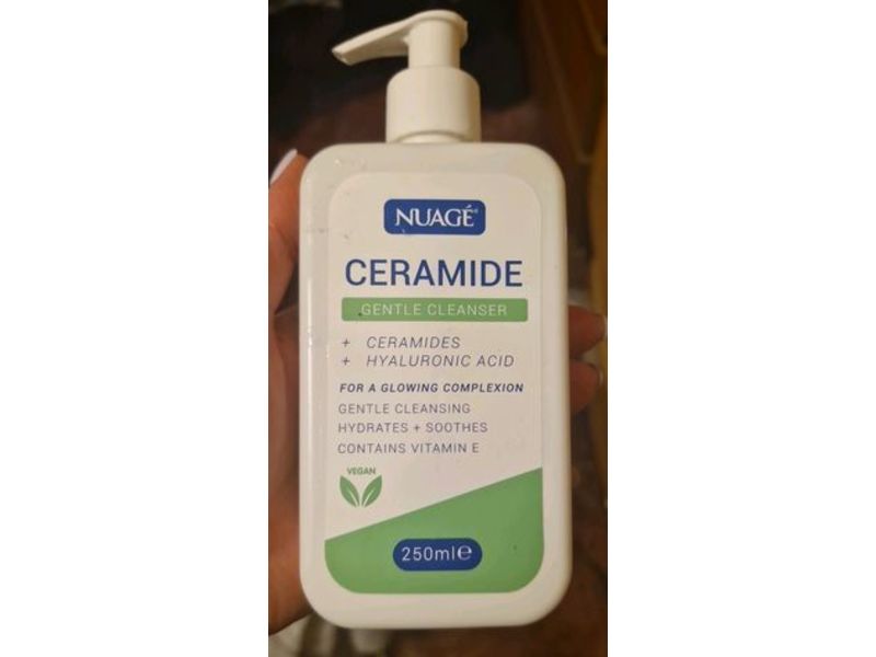 Nuage Ceramide Gentle Cleanser, Ceramides + Hyaluronic Acid, 250 mL