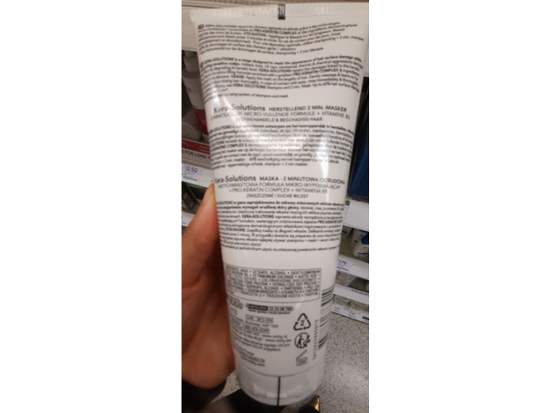 Vichy Dercos Kera-Solutions Restoring Mask, 200 mL