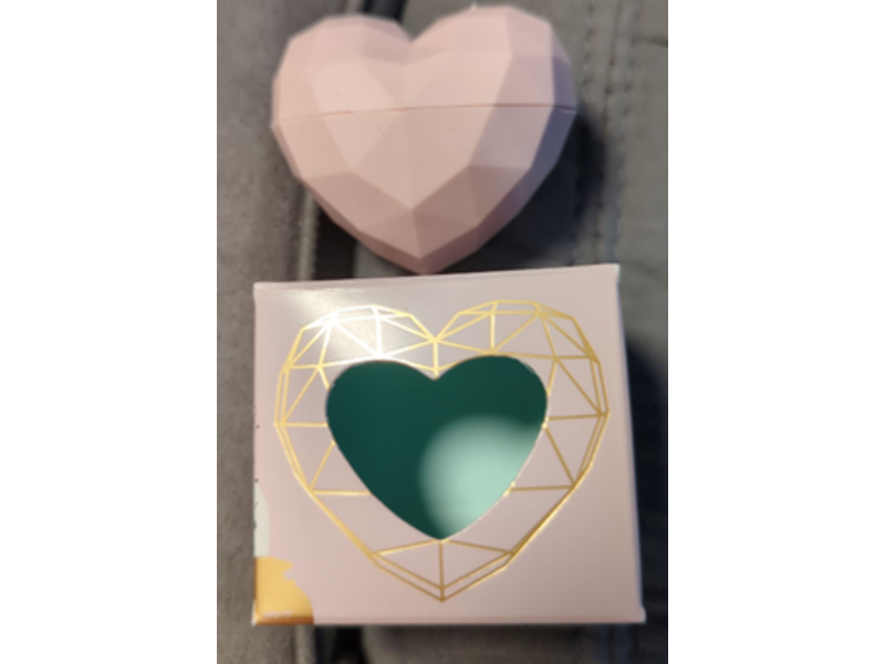 Rebels Refinery Natural Heart Lip Balm, Pink, 0.25 oz/7 g