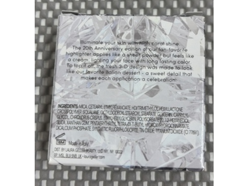 Laura Geller Baked Gelato Swirl illuminator, Diamond Dust, 0.16 oz/4.5 g