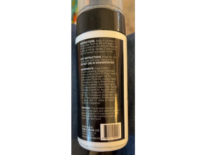 Sugar & Bronzed Not Baked Rapid Tanning Mousse