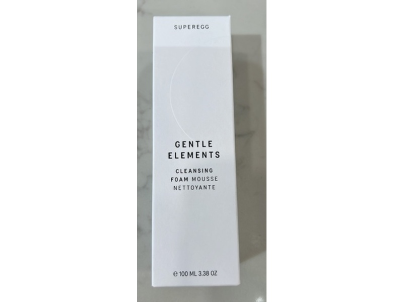 Supergg Gentle Elements Cleansing Foam Mousse, 3.38 oz/100 mL