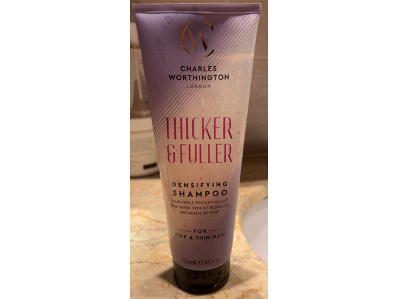Charles Worthington Thicker & Fuller Densifying Shampoo, 8.45 fl oz/250 mL