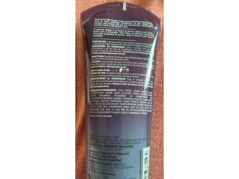 Nativa Spa Liquid soap, 6.7 fl oz/200 mL