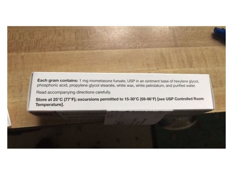 Mometasone Furoate Ointment USP 0.1%, 45 g, Cosette Pharmaceuticals (RX)