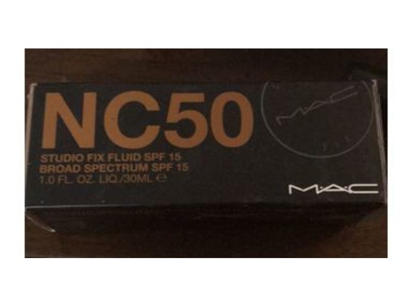 M.A.C. Studio Fix Fluid Foundation, SPF15, NC50, 30 mL