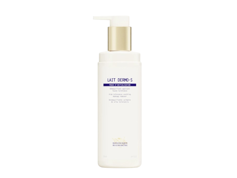 Biologique Recherche High-Tolerance Soothing Makeup Remover, Lait Dermo-S, Phase D' Initialization, 16.9 fl oz/500 mL