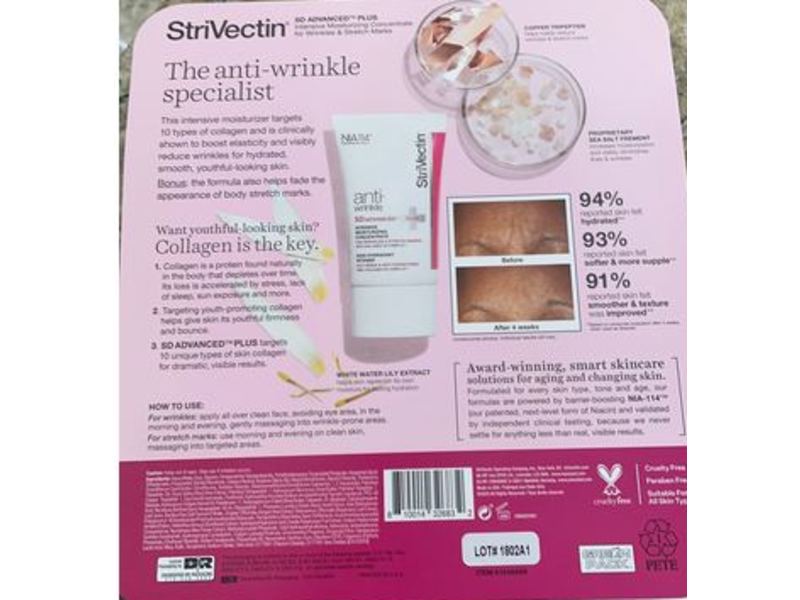 Strivectin Wrinkle Smoothing Moisturizer, 1.6 fl oz/47 mL, Pack of 2