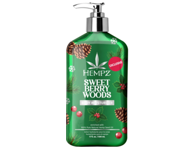 Hempz Body Moisturizer, Sweet Berry Woods, 17 fl oz/500 mL