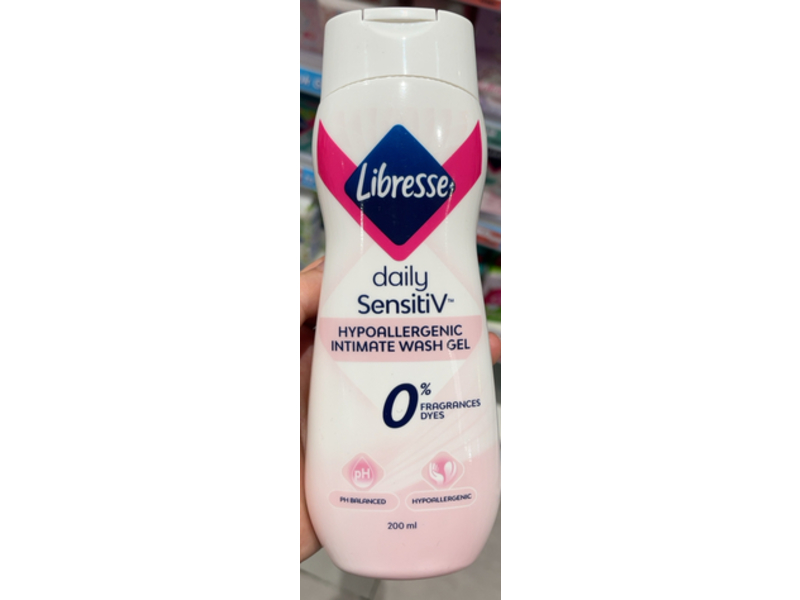 Libresse Daily Sensitiv Intimate Wash Gel, 200 mL