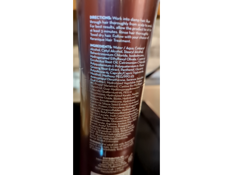 Keranique Volumizing Keratin Conditioner, 12 fl oz