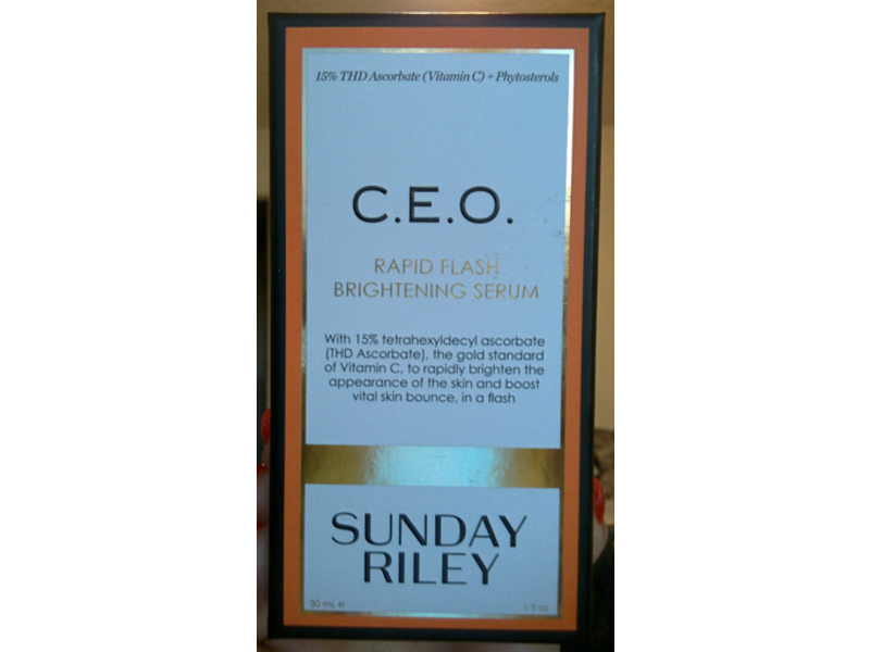 Sunday Riley C.E.O. Rapid Flash Brightening Serum, 1.0 fl oz/30 mL