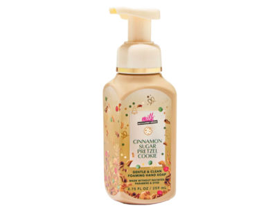 Bath & Body Works Gentle & Clean Foaming Hand Soap, Cinnamon Sugar Pretzel, 8.75 fl oz/259 mL