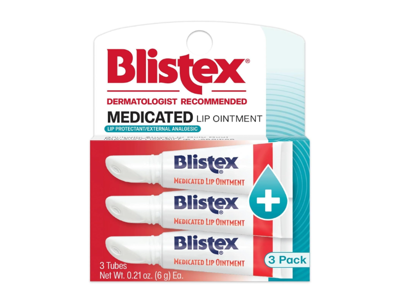 Blistex Medicated Lip Ointment, 0.21 oz/6 g, Pack Of 3