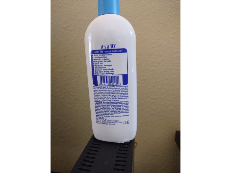 Its A 10 Miracle Volumizing Shine Treatment - 6oz