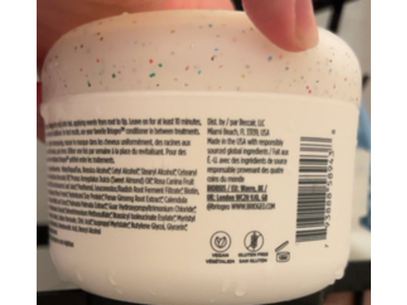 Briogeo Don't Despair, Repair! Deep Conditioning Mask, Vanilla Birthday Cake, 8 fl oz/236 mL