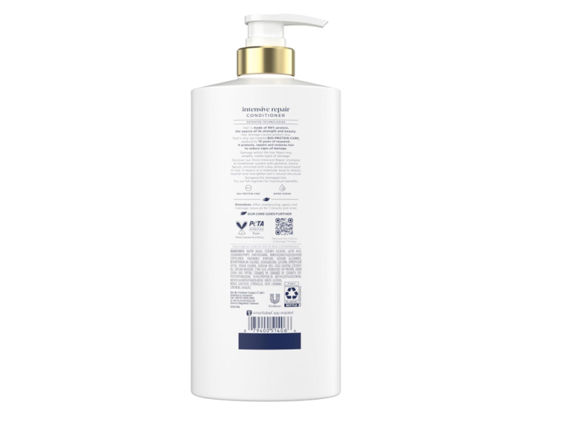 Dove Intensive Damage Therapy Conditioner, Bio-Protein Care + Amino Serum, 28 fl oz/828 mL