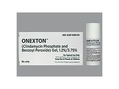 Onexton Gel (Clindamycin Phosphate And Benzoyl Peroxide) 1.2%/3.75%, 50G Valeant Pharmaceuticals International (RX)