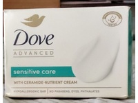 Dove Advanced Sensitive Care Soap Bar, Ceramide-Nutrient Cream, 125 g - thumbnail 2