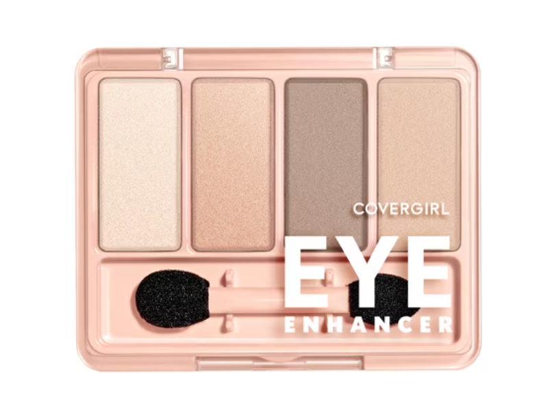 CoverGirl Eye Enhancer Eyeshadow Palette, 280 Natural Nudes, 0.19 oz/5.5 g