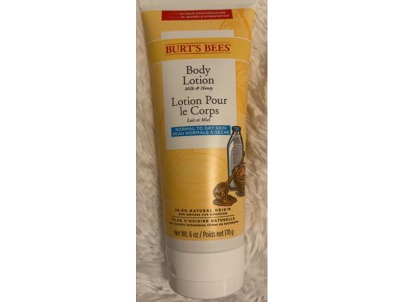 Burt's Bees Body Lotion, Milk & Honey, 6 oz/170 g