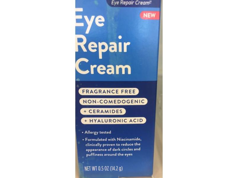 Walgreens Eye Repair Cream, Fragrance Free, 0.5 oz/14.2 g
