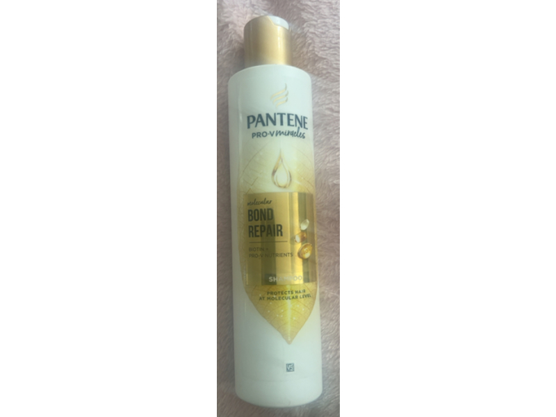 Pantene Molecular Bond Repair Shampoo, Biotin + Pro-V Nutrients, 250 mL
