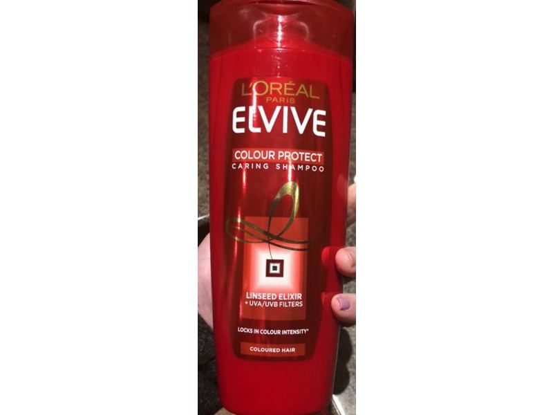 L'Oreal Elvive Colour Protect Shampoo, Linseed Elixir, 400 mL