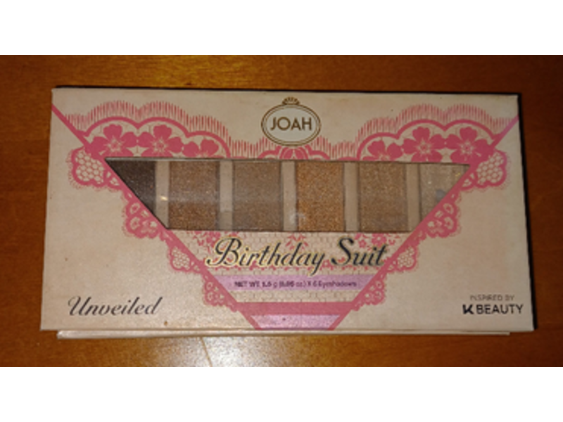 Joah Birthday Suit Eyeshadows, Unveiled