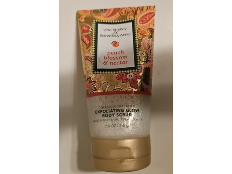 Bath & Body Works Exfoliating Glow Body Scrub, Peach Blossom & Nectar, 7.4 oz/210 g