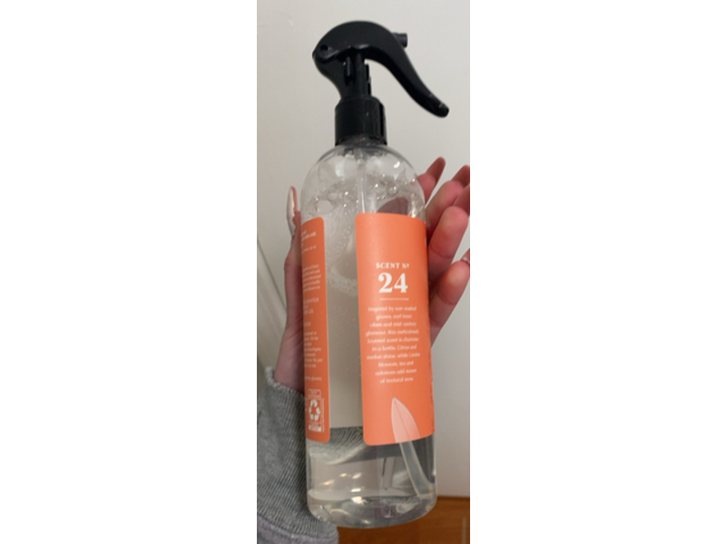 Caldrea Linen And Room Spray, Tangelo Palm Frond, 16 fl oz/473 mL