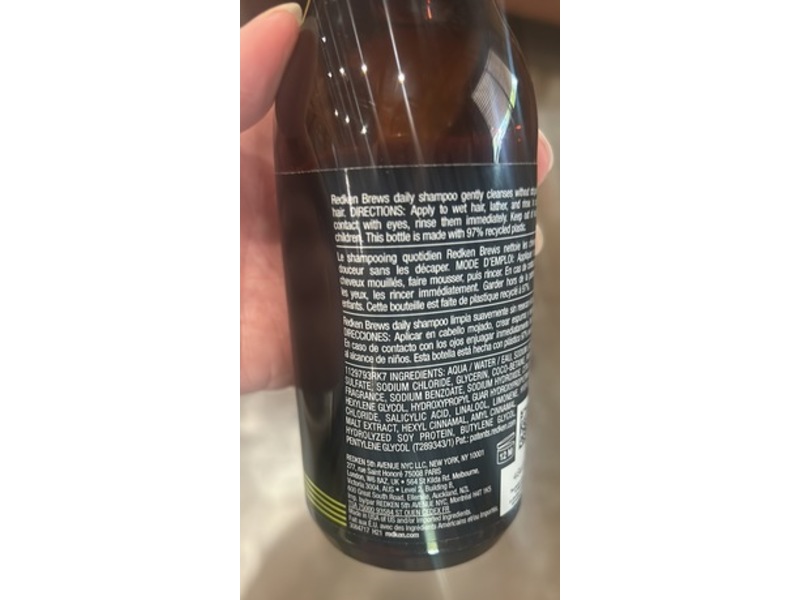 Redken Brews Daily Shampoo,10 fl oz/300 mL