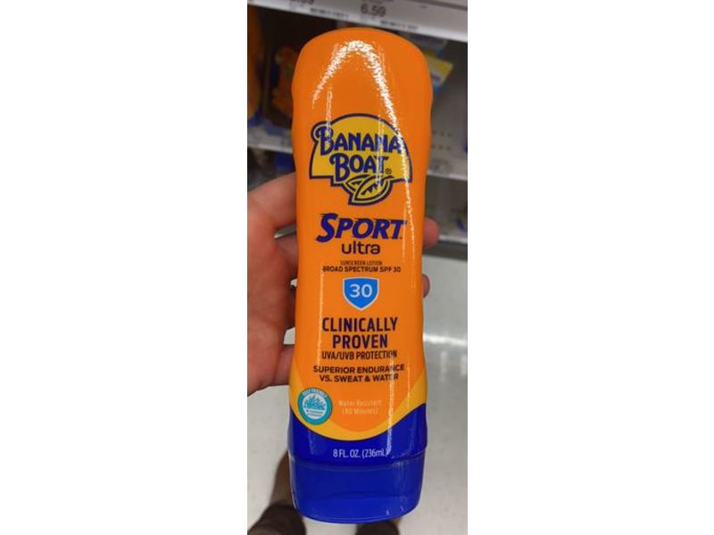 Banana Boat Sport Ultra Sunscreen Lotion, SPF 30, 8 fl oz/236 mL