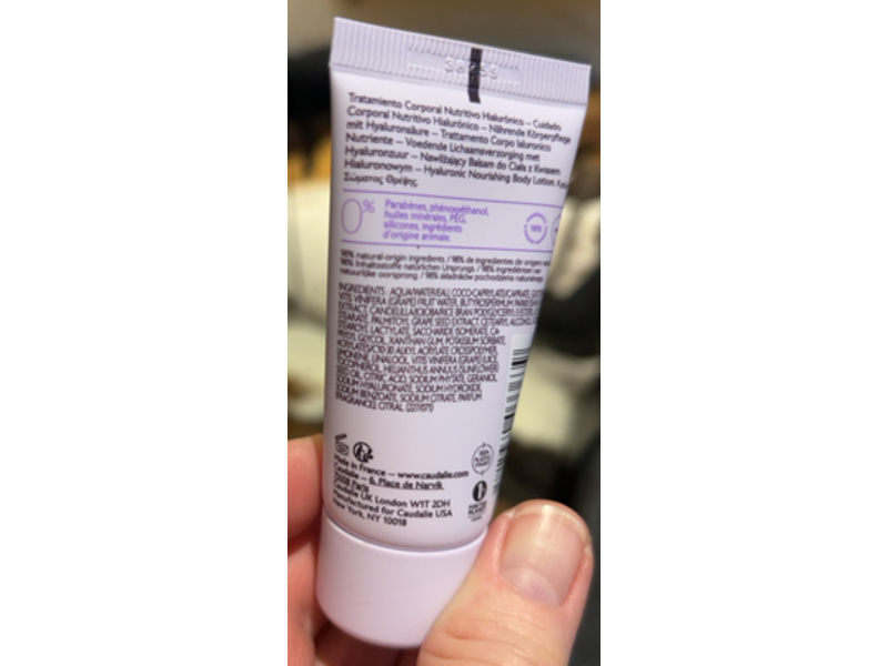 Caudalie Hyaluronic Nourishing Body Lotion, 1 fl oz/30 mL