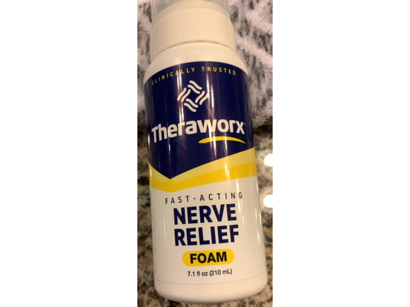 Theraworx Fast-Acting Nerve Relief Foam, 7.1 oz/210 mL