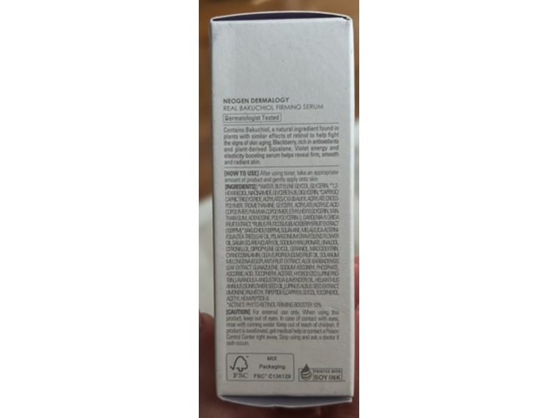 Neogen Dermalogy Real Bakuchiol Firming Serum, 1.01 fl oz/30 mL