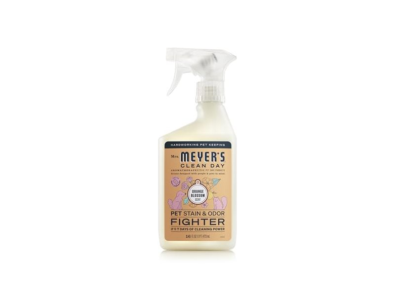 Mrs. Meyer's Clean Day Pet Stain & Odor Fighter, Orange Blossom, 16 fl oz/473 mL