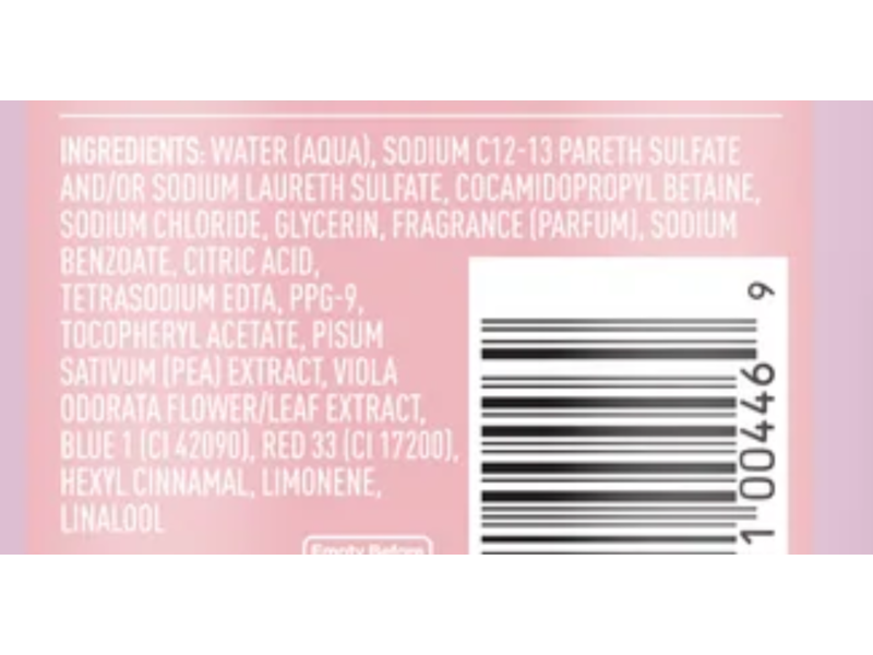 Suave Uplifting Body Wash, Sweet Pea & Violet, 18 fl oz/532 mL