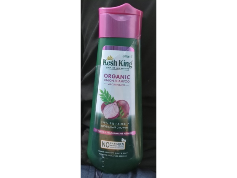 Kesh King Organic Onion Shampoo with Curry Leaves, 300 mL