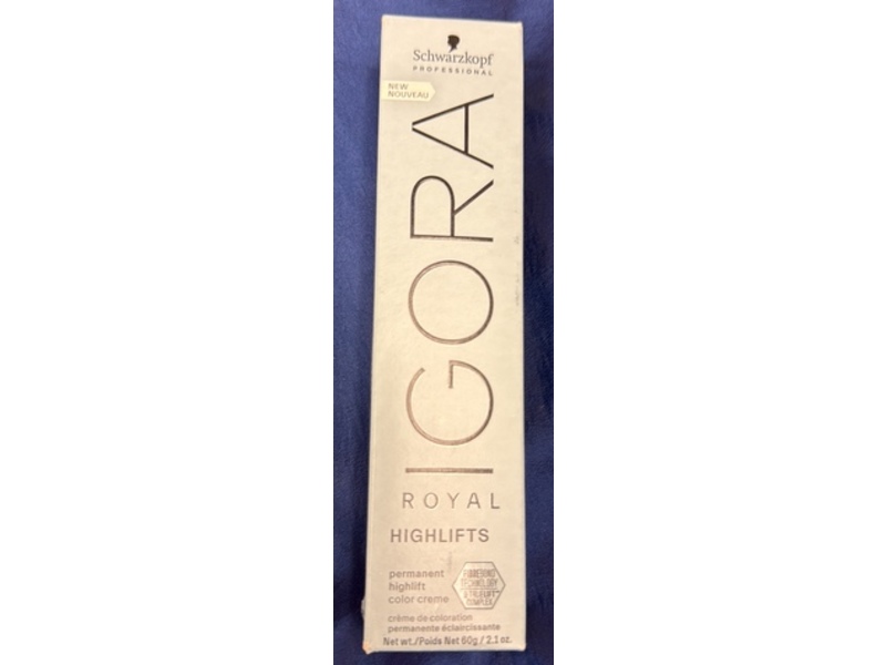 Schwarzkopf Professional Igora Royal Highlift Color Creme, 12-2 Special Blonde Ash, 2.1 oz/60 g