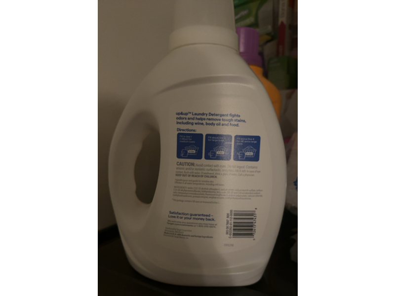 Up & Up Laundry Detergent, Free & Clear, 58 Loads, 92 fl oz/2.7 L