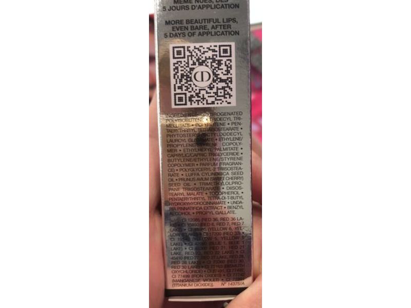 Dior Addict Lip Glow Oil, 001 Pink, Cherry Oil, 0.20 fl oz/6 mL