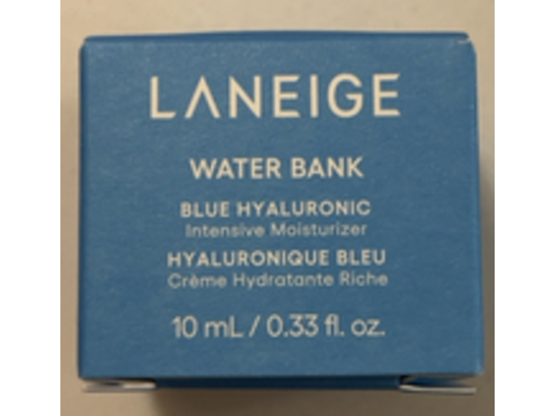 Laneige Water Bank Blue Hyaluronic Cream Moisturizer, 0.33 fl oz/10 mL