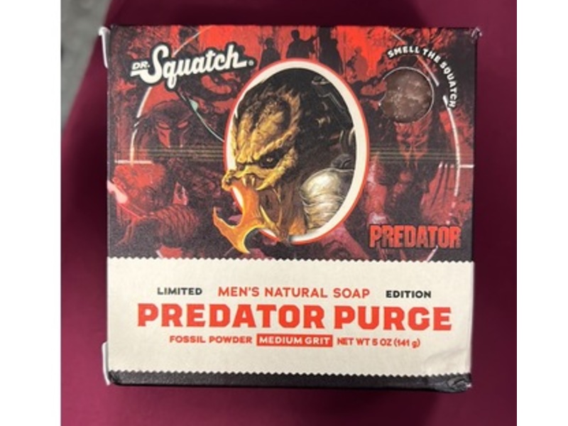 Dr. Squatch Limited Edition Men's Natural Soap, Predator Purge, 5 oz/141 g