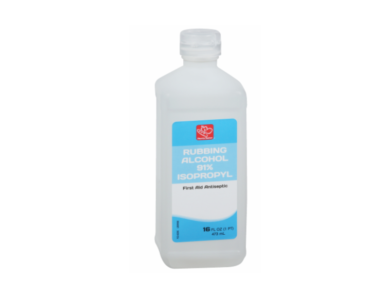 Harris Teeter Rubbing First Aid Antiseptic, 91% Isopropyl Alcohol, 16 fl oz/473 mL