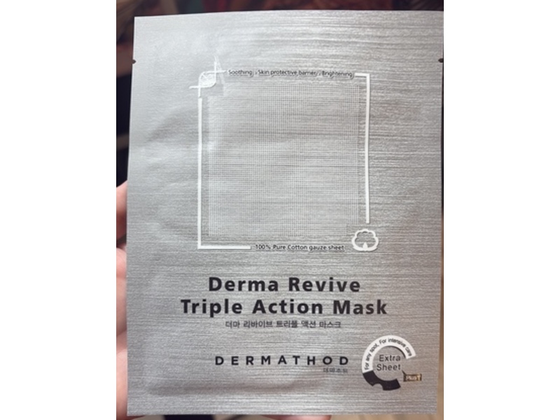 Dermathod Derma Revive Triple Action Mask, 30 g, 8 Count