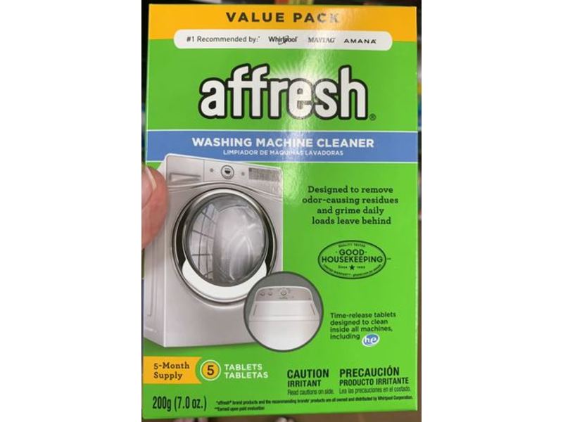 Affresh Washing Machine Cleaner, 7.0 oz / 200 g, 5 Count