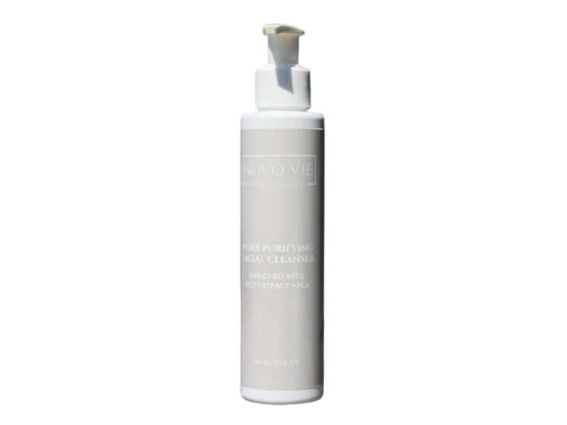 Nuvo Vie Skin Health Pore Purifying Facial Cleanser, Rice Extract + PCA, 4 fl oz/118 mL