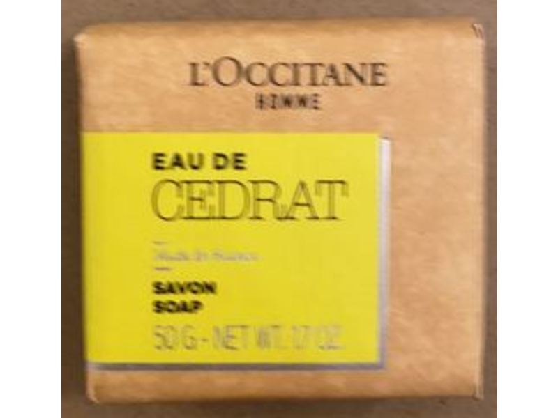 L'Occitane Homme Savon Soap, Eau De Cedrat, 1.7 oz/50 g