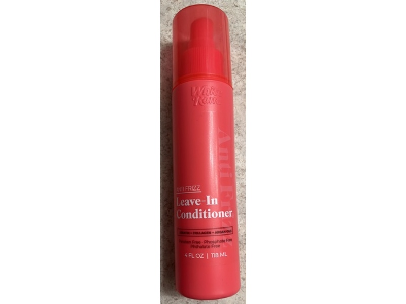 White Rain Anti Frizz Leave-In Conditioner, 4 fl oz/118 mL